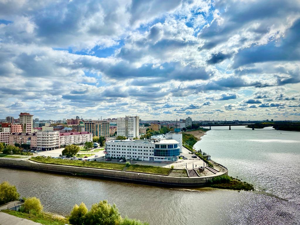 Стрелка Оми и Иртыша. Фото Андрея Трумуля